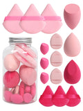 Primavera 15 Latas, 3 Borlas de Polvos Sueltos, 3 Borlas de Polvos Sueltos Mini, 3 Huevos de Maquillaje Mini, 3 Borlas de Cojín de Aire Mini, Base Mixta