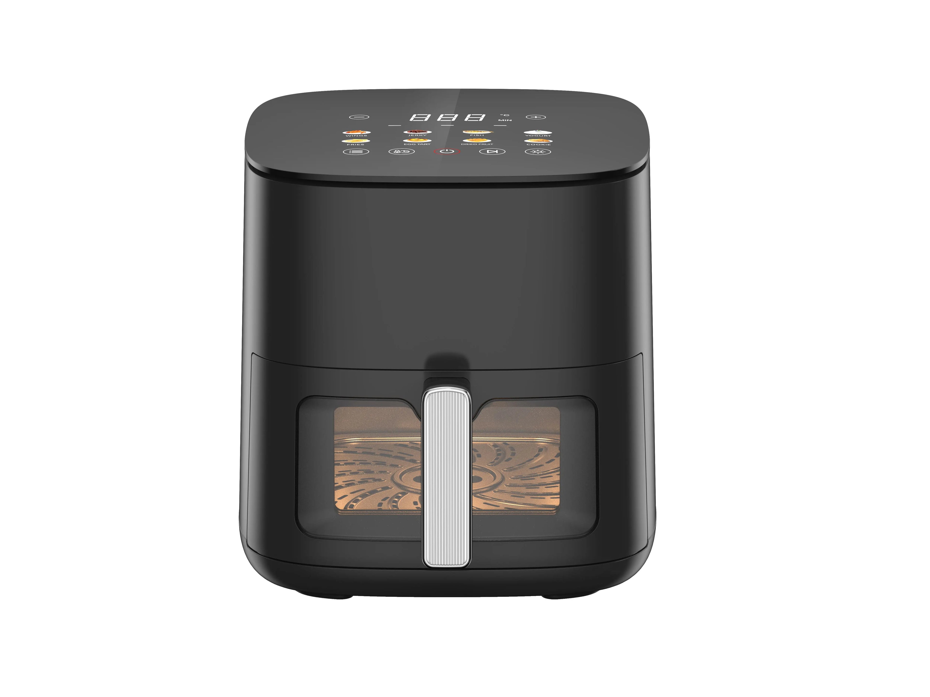 Freidora de aire comercial de gran capacidad 3L/5L/7L (modelo 2025) - Horno con control táctil inteligente para una óptima calidad del aire.