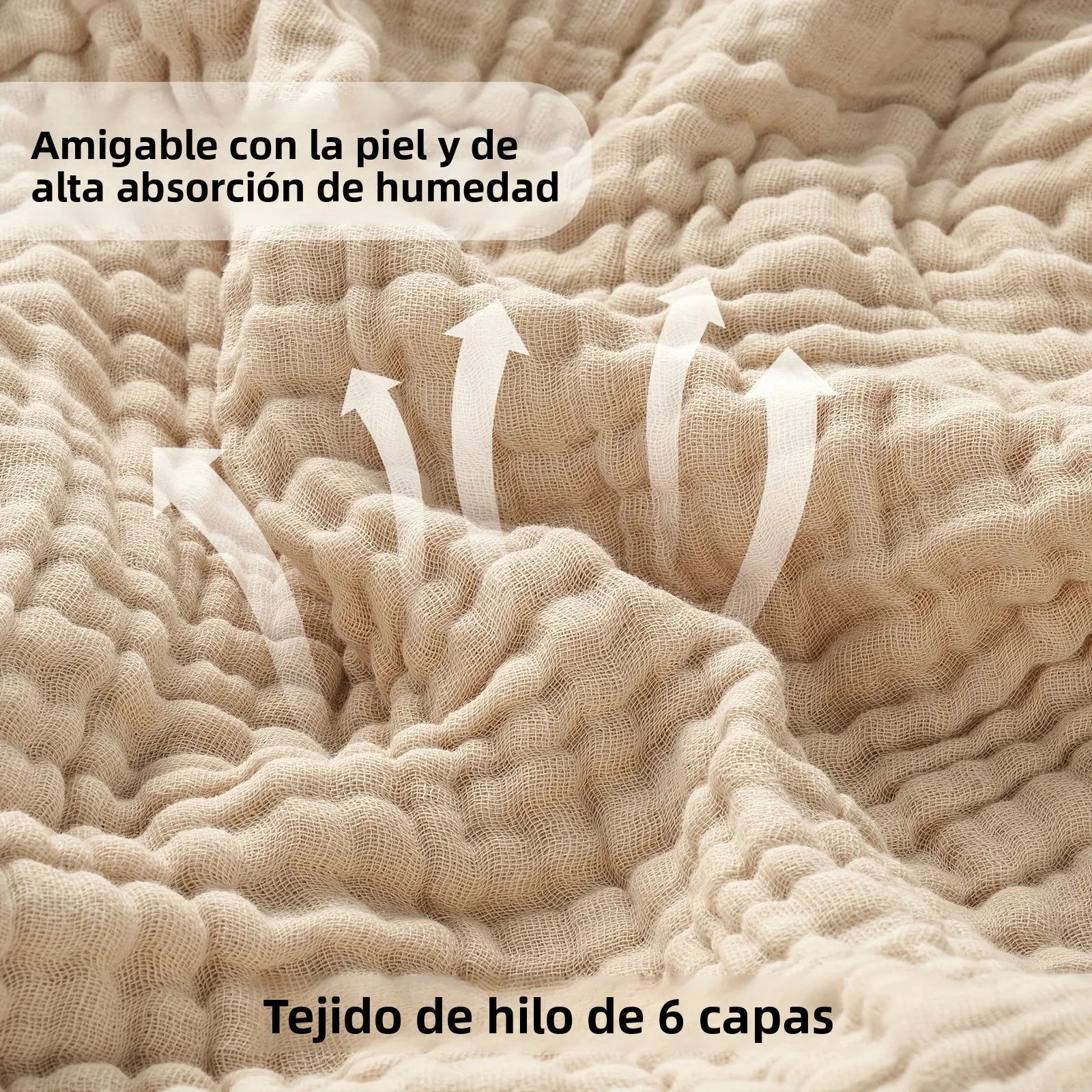 Manta Battilo 100% algodón muselina para sofá, 6 capas, transpirable, ligera, estilo bohemio, ideal para sofá cama, mantas grandes de verano.