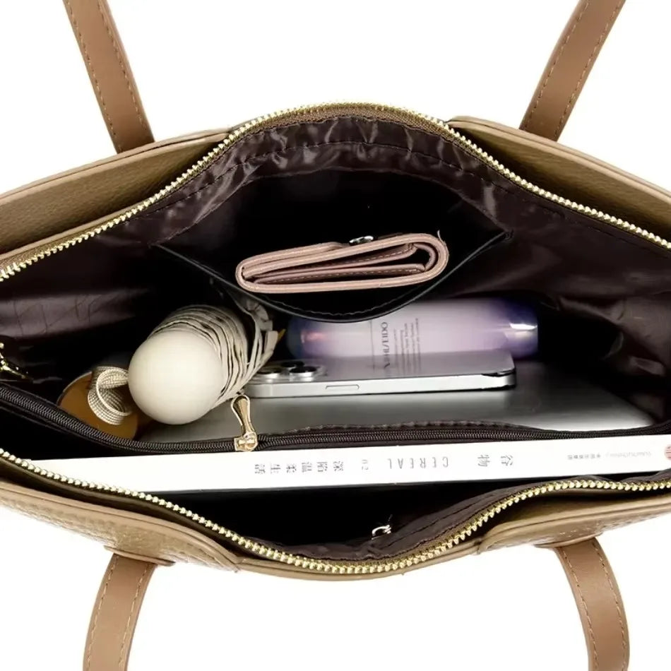 Bolso de mano de lujo con estampado de moda, gran capacidad, piel suave, bolso bandolera para mujer, bolso de hombro/bandolera, bolso de mano de diseño para mujer, bolso de mano informal.
