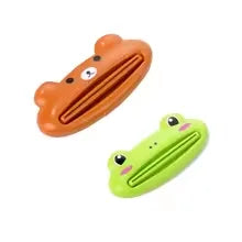 1 unidad Dispensador de pasta de dientes multifunción con diseño de animalito lindo, artículo para el hogar, baño, tubo, dispensador de pasta de dientes de dibujos animados