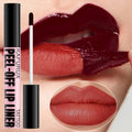 Tinte labial peel-off de 7 colores, larga duración, resistente al agua, rosa, a prueba de transferencia, no se transfiere, brillo labial de maquillaje natural