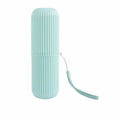 1 unidad de vaso portátil para cepillo de dientes, soporte para pasta de dientes para baño, estuche organizador, caja de almacenamiento para artículos de aseo de viaje, vaso de almacenamiento nuevo y creativo