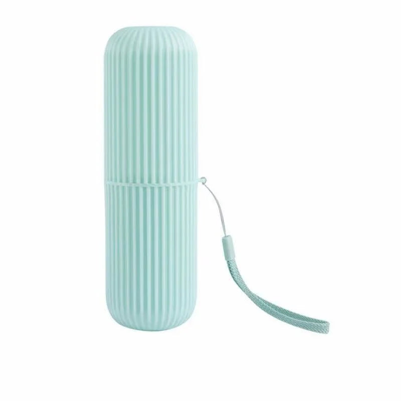 1 unidad de vaso portátil para cepillo de dientes, soporte para pasta de dientes para baño, estuche organizador, caja de almacenamiento para artículos de aseo de viaje, vaso de almacenamiento nuevo y creativo