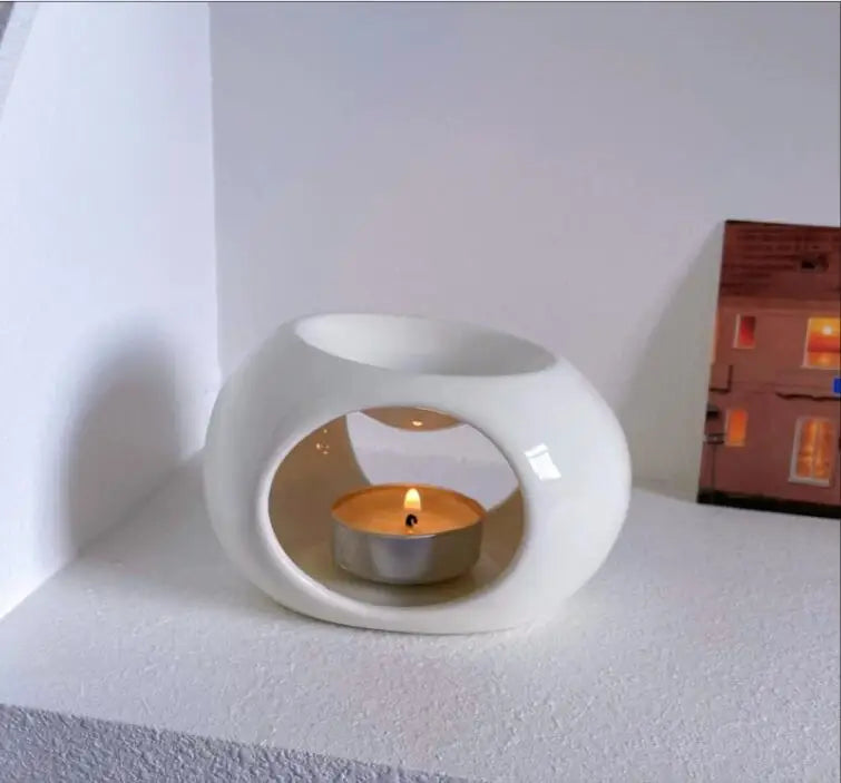 Quemador de aceite esencial tipo difusor de varillas para velas, hogar, spa, salón, difusor de incienso líquido para aromaterapia.
