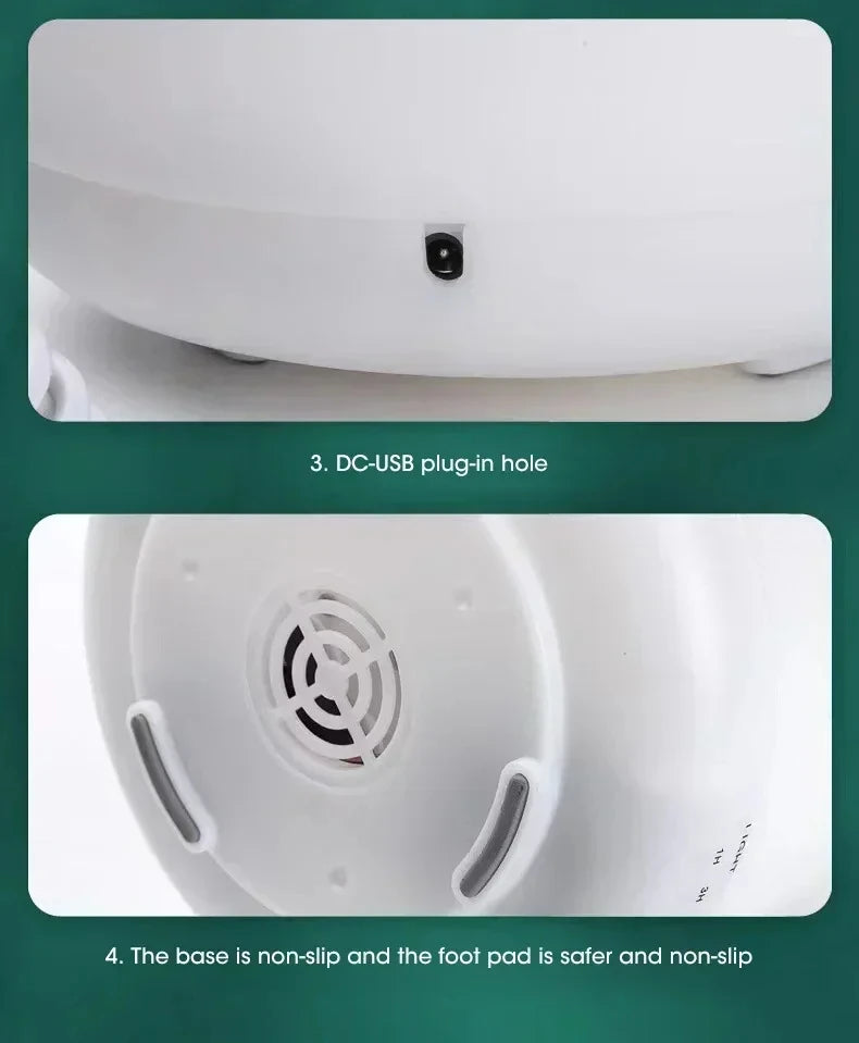 Mini humidificador USB de 500 ml con diseño de madera, difusor de aromas, humidificador de aire con luces nocturnas de colores, difusor de aceites esenciales.