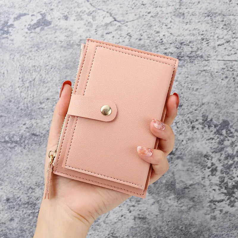 Cartera para estudiantes Ins para mujer, nueva, ultrafina, pequeña, para cambio de monedas.
