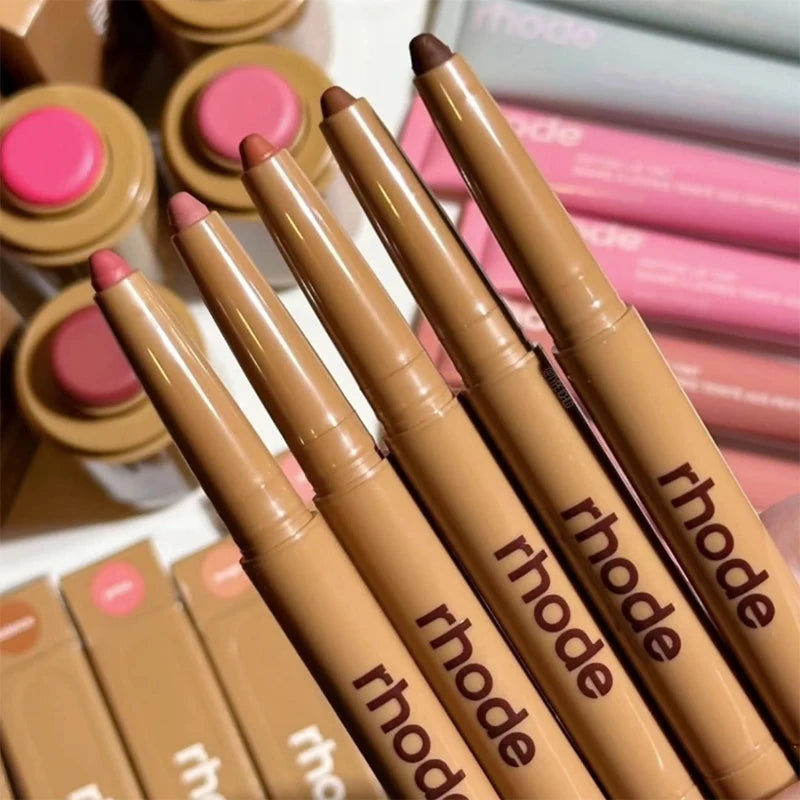 Lápiz delineador de labios con péptidos de la marca Skin, delineador de labios de larga duración, lápiz de maquillaje, labial, rubor en polvo, brillo labial, colorete, rubor, maquillaje