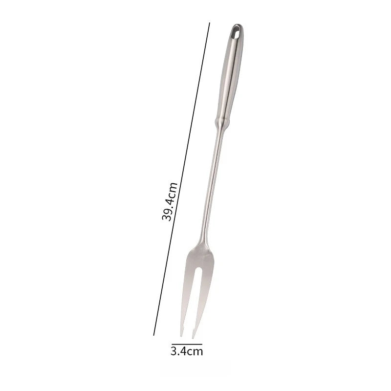 Utensilio para cocinar, servir y mezclar. Herramienta de cocina. Cuchara de cocina ranurada de acero inoxidable. Colador de metal grande para chef.