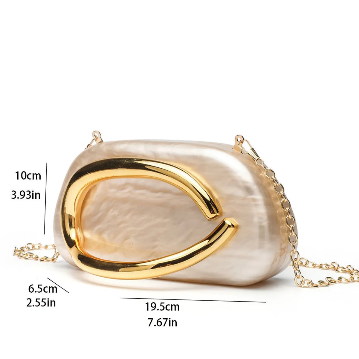 Bolso de noche acrílico de un solo hombro para boda, bolso de moda para mujer, bolso rígido, bolso de mano cruzado de moda