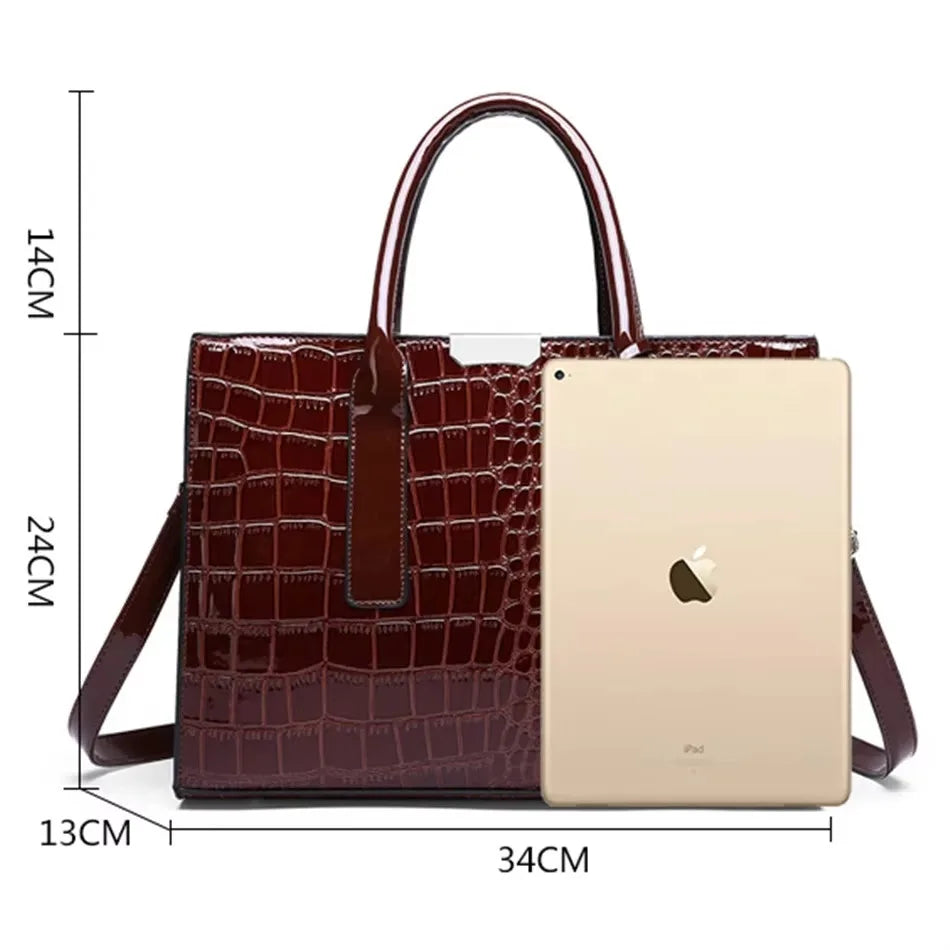 Bolso de mano de lujo con estampado de moda, gran capacidad, piel suave, bolso bandolera para mujer, bolso de hombro/bandolera, bolso de mano de diseño para mujer, bolso de mano informal.