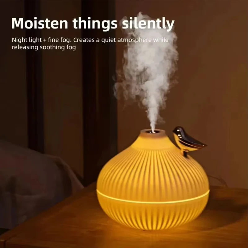 Humidificador portátil con aroma, diseño creativo en forma de cebolla, difusor de aire eléctrico USB, esencial para el coche, el hogar, el dormitorio y los viajes.