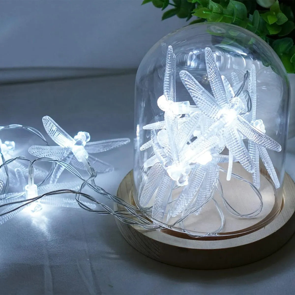 1 unidad de guirnalda de luces LED decorativas de 1,5 m con 10 luces, funciona con pilas, para decoración del hogar, jardín, dormitorio, bodas, fiestas de cumpleaños y festivales.