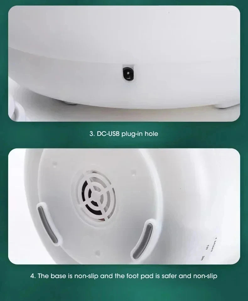 Mini humidificador USB de 500 ml con diseño de madera, difusor de aromas, humidificador de aire con luces nocturnas de colores, difusor de aceites esenciales.
