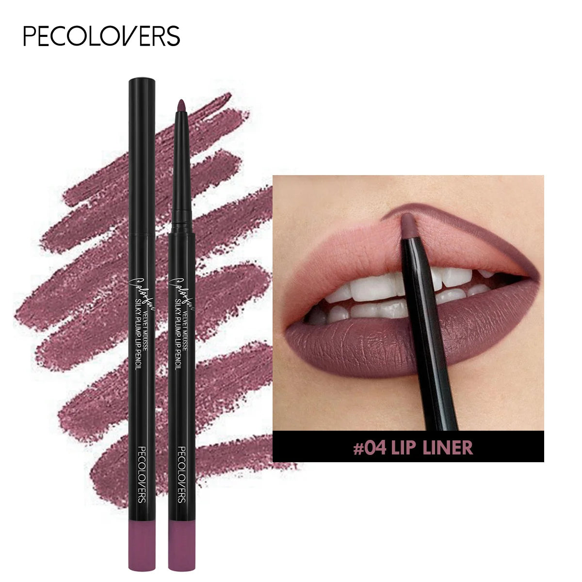 Lápiz delineador de labios mate resistente al agua, labial rojo con contorno, larga duración, no se transfiere, hidratante para labios, maquillaje, 12 colores.
