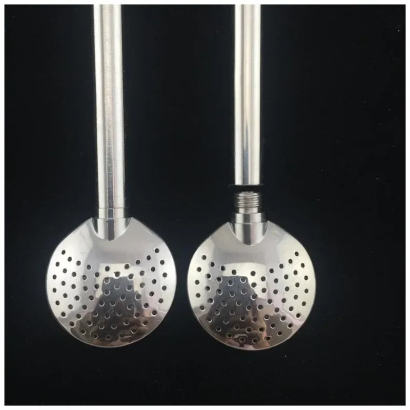 Pajitas de acero inoxidable para yerba mate.