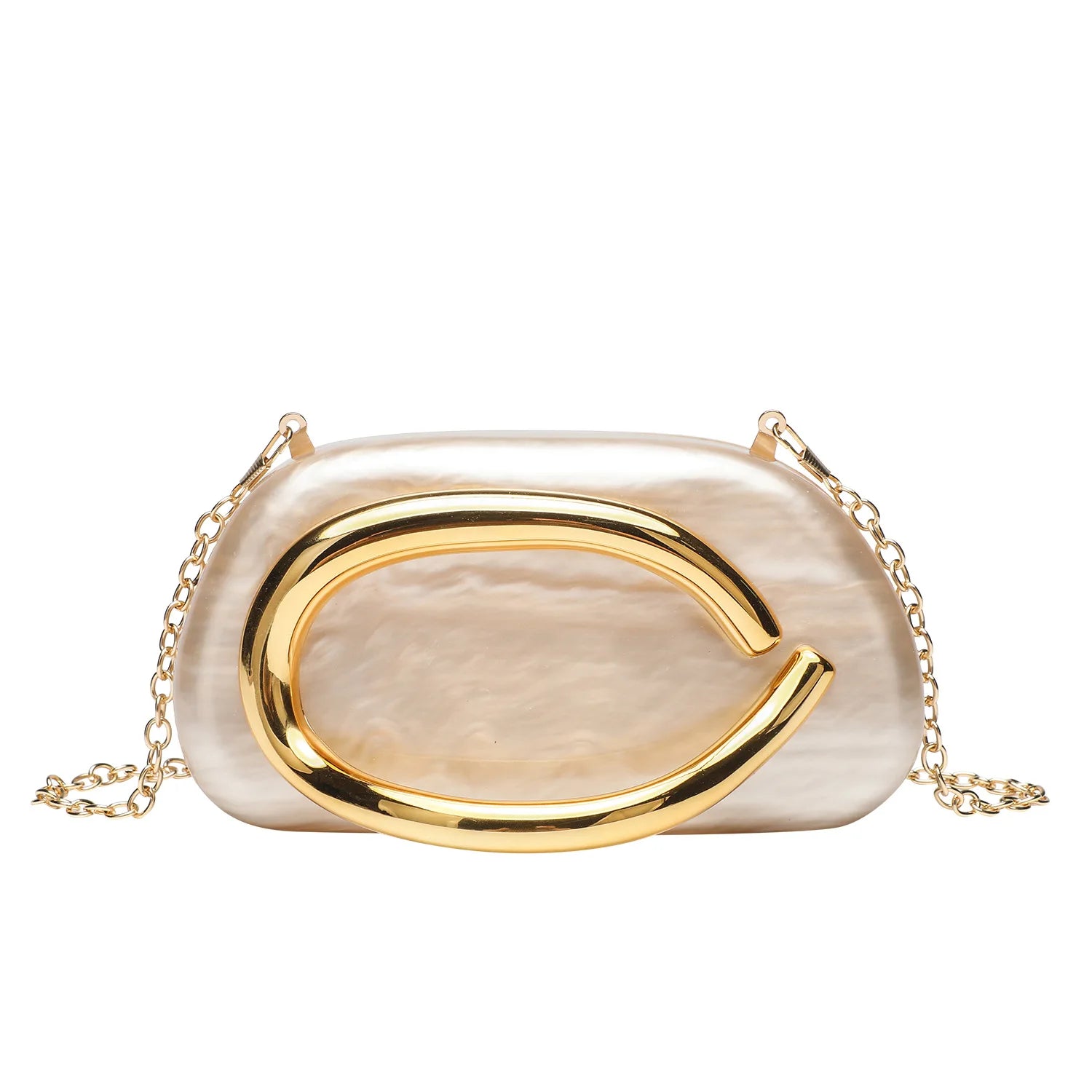 Bolso de noche acrílico de un solo hombro para boda, bolso de moda para mujer, bolso rígido, bolso de mano cruzado de moda