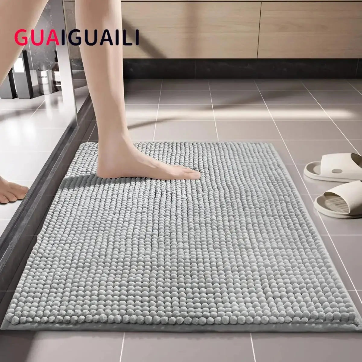 Alfombrilla antideslizante para baño, de entrada para pies, para el suelo del baño, alfombra para el hogar, alfombra de baño