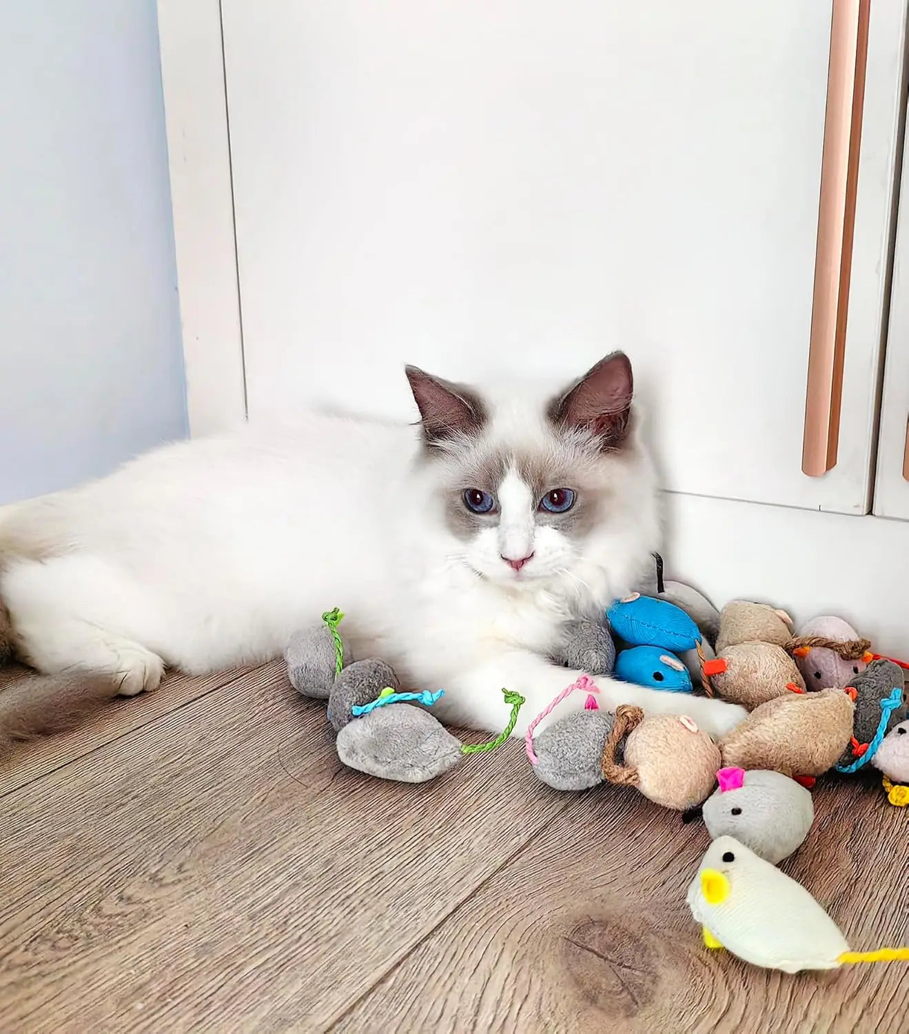 3/200 piezas de juguetes sonajeros para gatos y ratones, también prellenados con hierba gatera, juguetes interactivos de piel sintética para gatos y ratones, juego para gatos, juguetes con hierba gatera para gatos de interior.