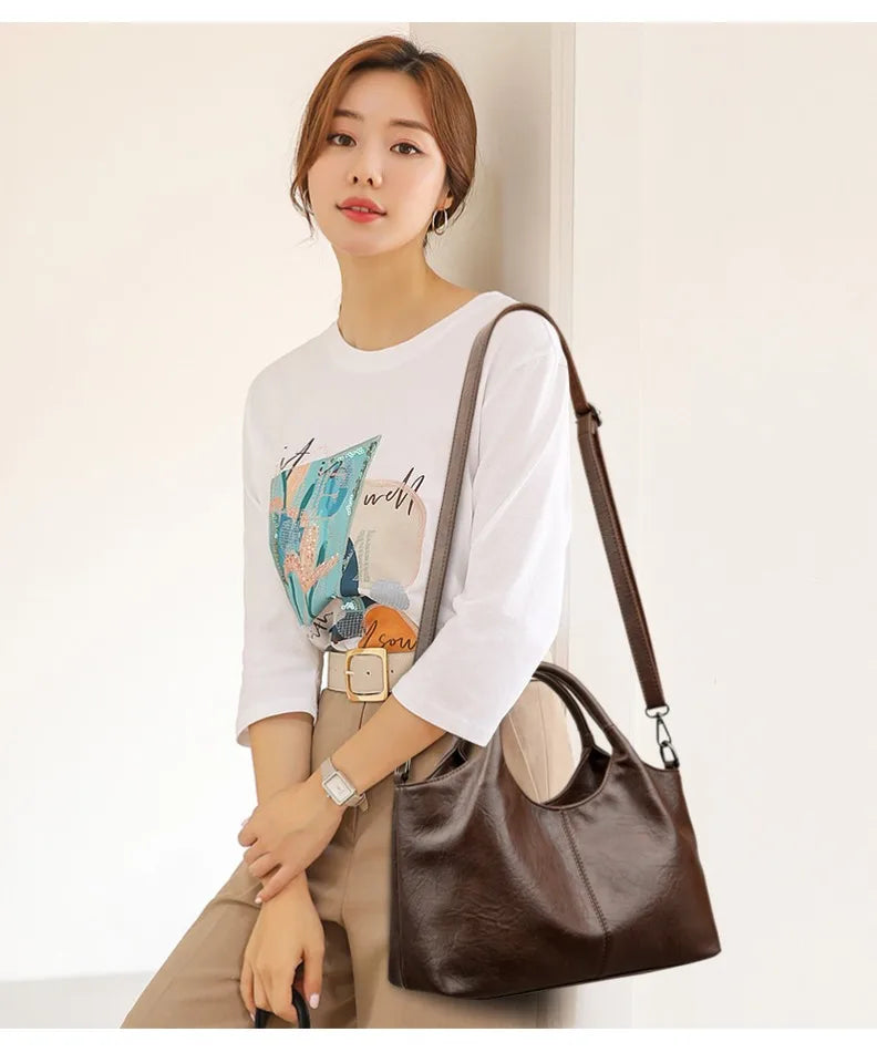 Bolso de mano para madre de mediana edad 2026, bolso bandolera pequeño para mujer, bolso de mano tipo mensajero, bolso de piel sintética suave, bolsos