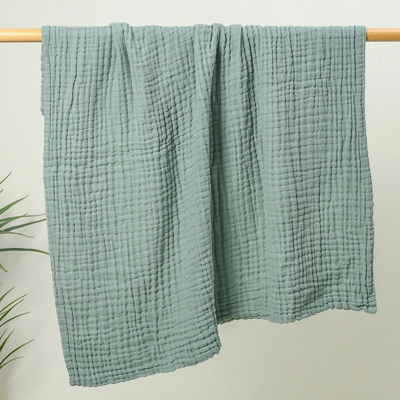Manta Battilo 100% algodón muselina para sofá, 6 capas, transpirable, ligera, estilo bohemio, ideal para sofá cama, mantas grandes de verano.