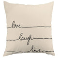 Funda de almohada con estampado abstracto de elementos naturales para dormitorio, sala de estar, sofá, decoración del hogar. Funda de cojín de poliéster con cremallera.