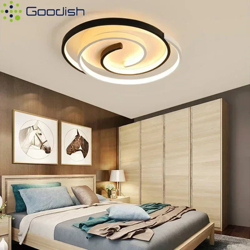 Lámparas de techo minimalistas nórdicas LED modernas tipo candelabro para decoración del hogar, ideales para cocina, sala de estar, comedor, dormitorio y recibidor.