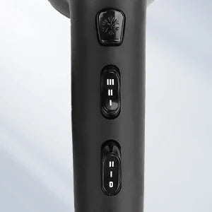 Secador de pelo iónico profesional AIGOSTAR, 2400 W con 2 velocidades y 3 ajustes de temperatura, incluye difusor y boquilla concentradora, protección contra sobrecalentamiento para un secado rápido y un potente flujo de aire de hasta 56,88 km/h.