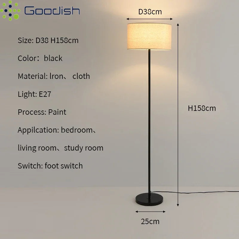 Lámparas de pie LED de estilo retro Wabi-sabi japonés con interruptor de pie para crear un ambiente acogedor. Lámparas de araña para dormitorio y decoración del hogar.