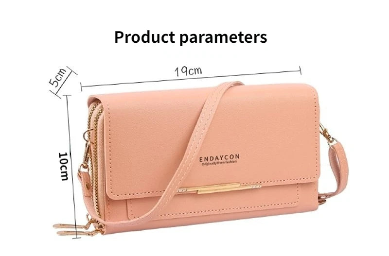 Cartera de mujer de tamaño mediano – Bolso de hombro convertible con bolsillo para monedas, diseño multifuncional
