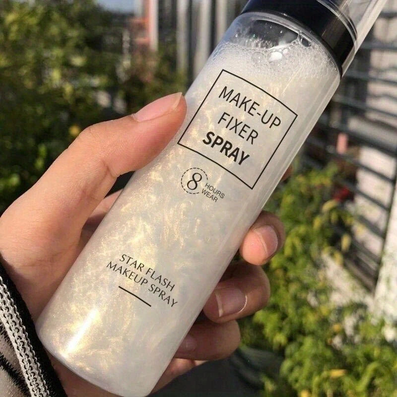 Spray fijador de maquillaje de 100 ml, spray fijador de maquillaje, spray fijador hidratante de larga duración con control de grasa, cosméticos para mujer.