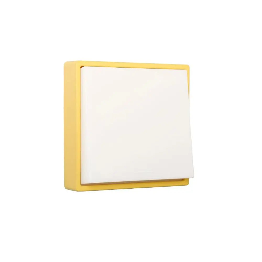 Luz nocturna LED con atenuación continua, protección ocular, succión magnética, diseño blanco y amarillo, carga USB.