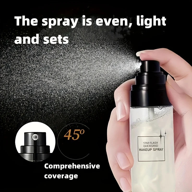 Spray fijador de maquillaje de 100 ml, spray fijador de maquillaje, spray fijador hidratante de larga duración con control de grasa, cosméticos para mujer.