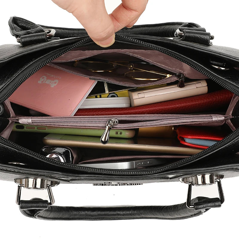 Bolsos de lujo para mujer, bolsos de diseñador, bolsos cruzados de cuero para mujer, bolsos de hombro para mujer, bolsos de mano para mujer Sac a Main 2024 Sac