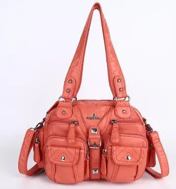 Bolsos de mano Angel Kiss para mujer, bolso tipo cartera con asa superior, bolso de hombro de PU, paquete de empanadillas, regalos, bolsos de hombro, bolso para teléfono y dinero