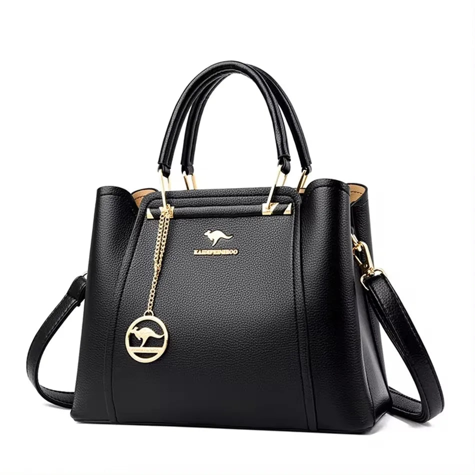 Bolso de mano de lujo con estampado de moda, gran capacidad, piel suave, bolso bandolera para mujer, bolso de hombro/bandolera, bolso de mano de diseño para mujer, bolso de mano informal.