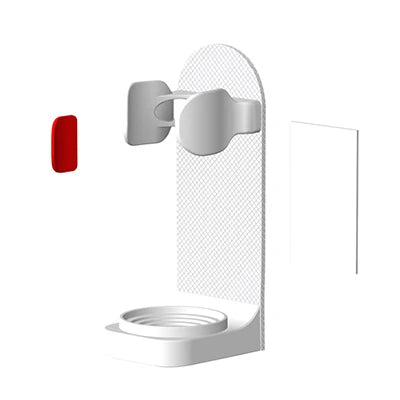 Soporte ajustable para cepillo de dientes, base para cepillo de dientes eléctrico, soporte de pared antideslizante de silicona, soporte para cuerpo de cepillo, adaptable al 99%.