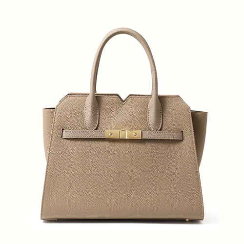 Bolso Birkin de lujo ligero de piel auténtica para mujer: nuevo estilo, gran capacidad, para llevar al hombro o en la mano.