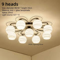 Lámpara de techo LED para sala de estar, dormitorio, restaurante, lámpara de araña, hotel americano, estudio, pasillo