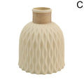 Jarrón de plástico con cuerda, arreglo floral, maceta DIY, sala de estar, porcelana, imitación de flor, adornos de decoración para el hogar.