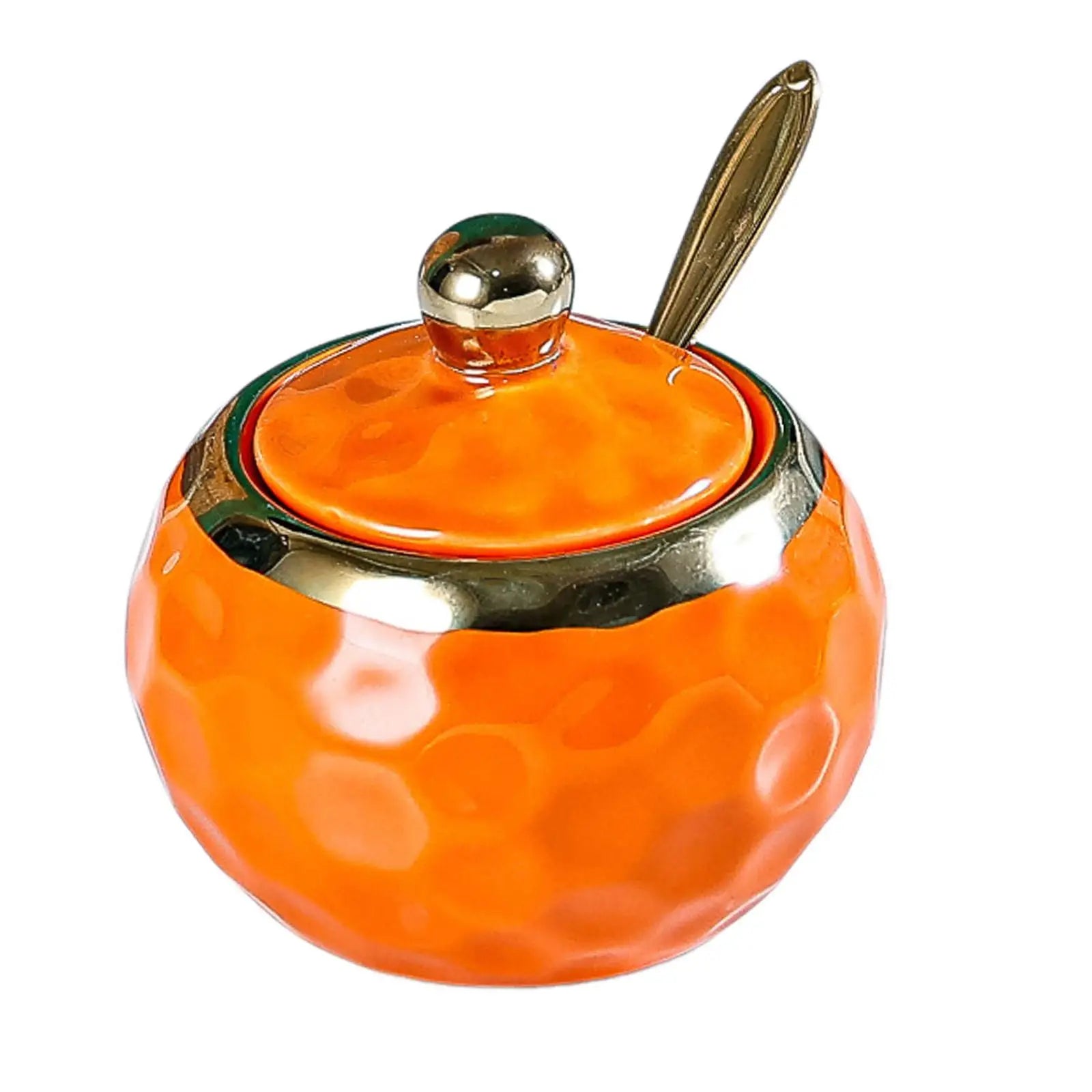 Azucarero de cerámica, tarro para condimentos, aproximadamente 300 ml, recipiente para condimentos, salero para cocina doméstica, cafetería, barra de bar o restaurante.