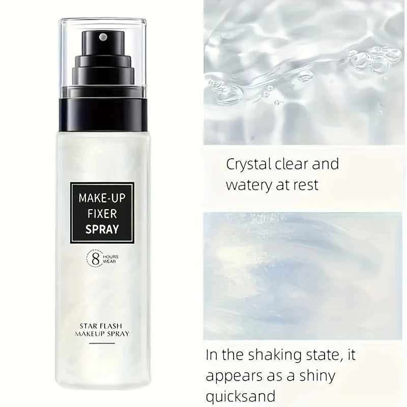 Spray fijador de maquillaje de 100 ml, spray fijador de maquillaje, spray fijador hidratante de larga duración con control de grasa, cosméticos para mujer.