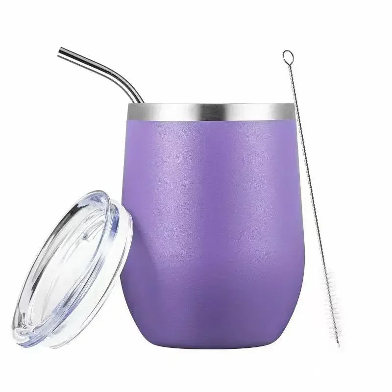 Juego de mate de acero inoxidable de doble pared con taza y bombilla. Incluye mate  y bombilla.