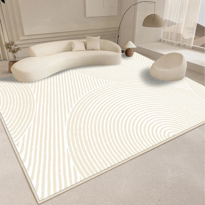 Alfombra de estilo moderno para sala de estar, alfombra mullida y suave para dormitorio, diseño abstracto, alfombra de felpa, alfombra gruesa para el hogar.