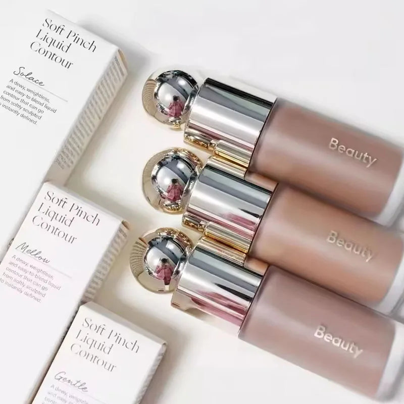 Maquillaje líquido de larga duración Hot Brand Nature Contouring Antique Copper, resistente al agua, reparador, contorneador e hidratante.