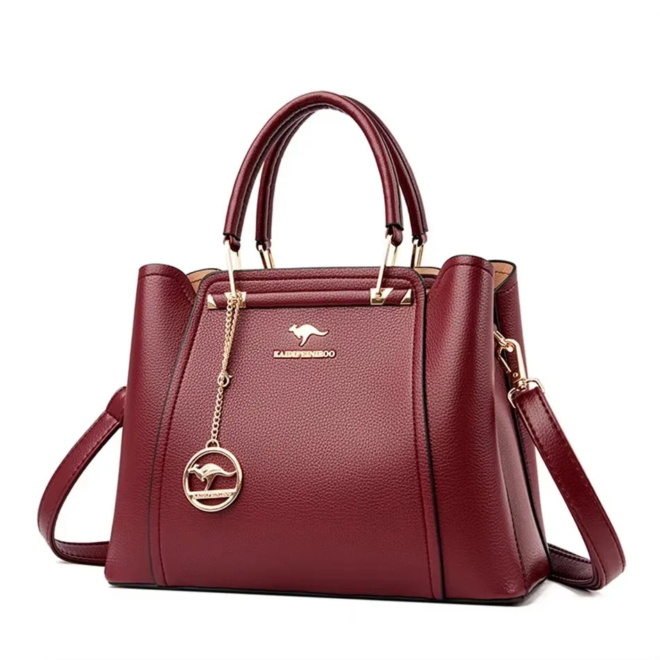 Bolso de mano de lujo con estampado de moda, gran capacidad, piel suave, bolso bandolera para mujer, bolso de hombro/bandolera, bolso de mano de diseño para mujer, bolso de mano informal.