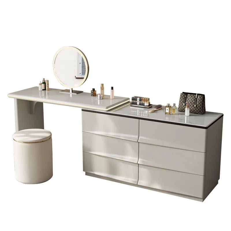 Diseño Natural Tocador Moderno Simple Tocador de Maquillaje Simple Dormitorio Chica Escritorio Mesa De Maquillaje Accesorios para el Hogar