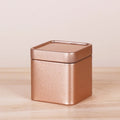 Caja metálica de acero inoxidable para té, mini recipiente portátil de viaje, tarro para azúcar, café, organizador, caja sellada para té, almacenamiento de cocina.