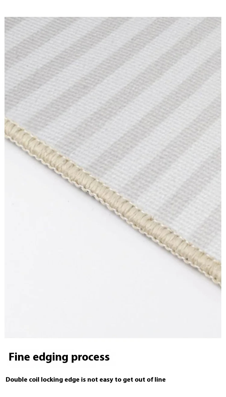 Alfombra sencilla VIKAMA para dormitorio, sala de estar, balcón o balcón, antideslizante. Decoración para el hogar.