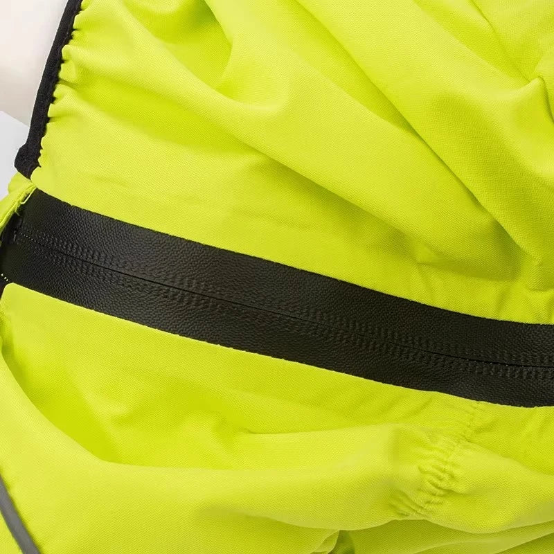 Chaqueta impermeable para perros, abrigo reflectante para la lluvia, monos y enterizos rojos para perros, impermeable de otoño e invierno para perros grandes.